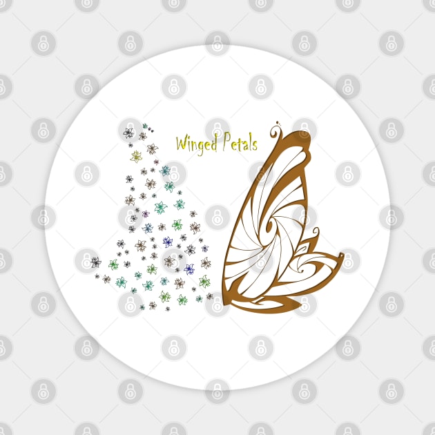 Wings Pital Best Gift For Style Life Butterfly Flowers Magnet by Mirak-store 